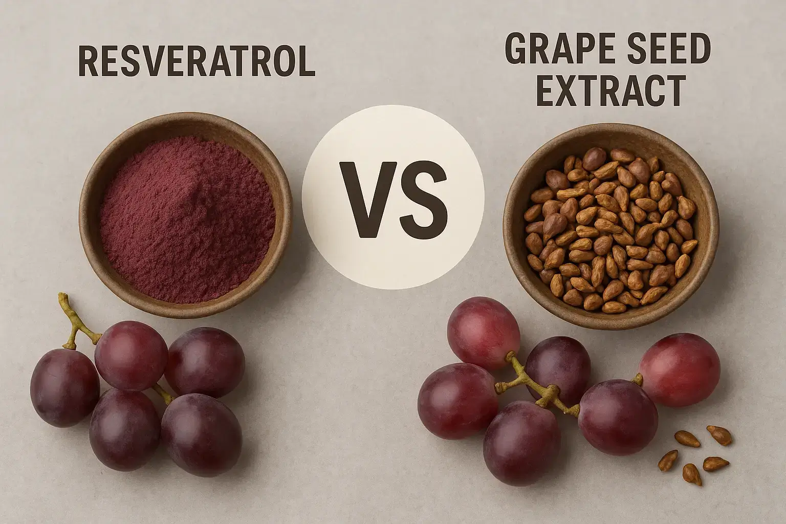 Resvératrol vs Extrait de graines de raisin: lequel devez-vous choisir?