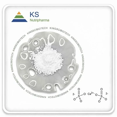 Sulfate de calcium en poudre